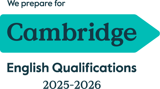Image saying we prepare for cambridge english qualifications